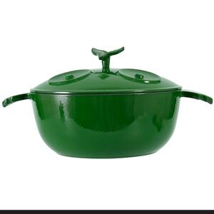 Owl Lovers!!!Beautiful Green Owl Cast Iron 5 qt Dutch Oven